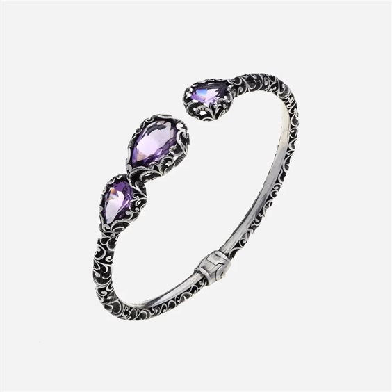 Bracciale Maria e Luisa Jewels Donna Gioiosa in Argento Ametista BA0152/V2 - BA0152/V2